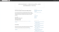 Desktop Screenshot of jenniferschocolateespressotour.blogspot.com