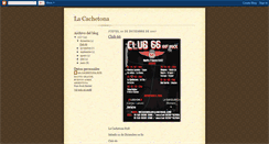 Desktop Screenshot of lacachetonarock.blogspot.com