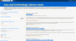 Desktop Screenshot of law-crim-news.blogspot.com