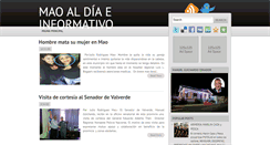 Desktop Screenshot of maoaldiaeinformativo.blogspot.com