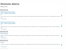 Tablet Screenshot of dimensionabierta.blogspot.com