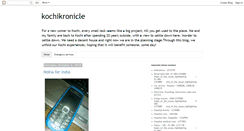 Desktop Screenshot of kochikronicle.blogspot.com