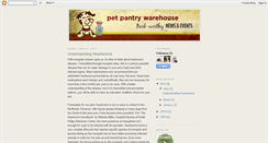 Desktop Screenshot of petpantrywarehouse.blogspot.com