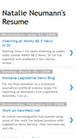 Mobile Screenshot of journalismresumeneumann.blogspot.com