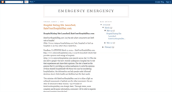 Desktop Screenshot of emergencyemergencynow.blogspot.com