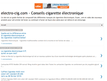 Tablet Screenshot of electro-cig-france.blogspot.com