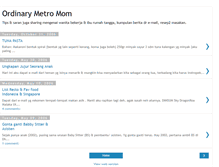 Tablet Screenshot of metro-mom.blogspot.com