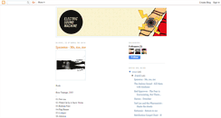 Desktop Screenshot of electricsoundmachine.blogspot.com