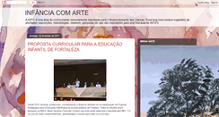 Desktop Screenshot of infanciacomarte.blogspot.com