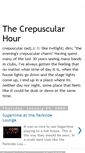 Mobile Screenshot of crepuscular-hour.blogspot.com