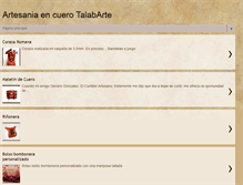 Tablet Screenshot of cuerotalabarte.blogspot.com