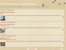 Tablet Screenshot of estudiobiblicodevocional.blogspot.com