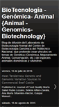 Mobile Screenshot of biotecnologianimal.blogspot.com