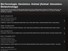 Tablet Screenshot of biotecnologianimal.blogspot.com