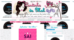 Desktop Screenshot of cantinhodaamah.blogspot.com