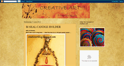 Desktop Screenshot of creativeartblog.blogspot.com