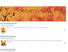 Tablet Screenshot of creativeartblog.blogspot.com
