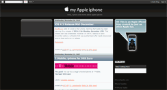 Desktop Screenshot of my-apple-iphone.blogspot.com