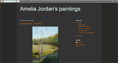 Desktop Screenshot of ameliajordanspaintings.blogspot.com