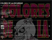 Tablet Screenshot of coloresdelaoscuridad.blogspot.com