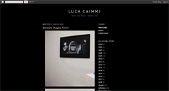 Desktop Screenshot of lucacaimmi.blogspot.com