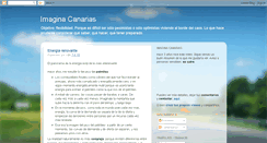 Desktop Screenshot of imagina-canarias.blogspot.com