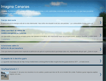 Tablet Screenshot of imagina-canarias.blogspot.com