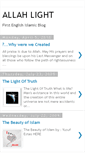 Mobile Screenshot of allahlight.blogspot.com