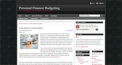 Desktop Screenshot of personalfinance-budgeting.blogspot.com