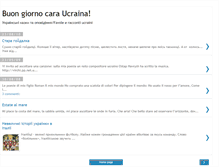 Tablet Screenshot of buongiornocaraucraina.blogspot.com