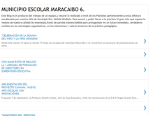 Tablet Screenshot of municipioescolarmaracaibo6.blogspot.com
