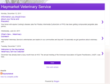 Tablet Screenshot of haymarketvet.blogspot.com