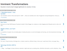 Tablet Screenshot of imminenttransformations.blogspot.com