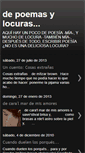 Mobile Screenshot of de-poemas-y-locuras.blogspot.com