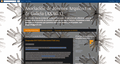 Desktop Screenshot of agrupacionjovenesarquitectosgalicia.blogspot.com