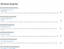 Tablet Screenshot of orchesis-goucher.blogspot.com