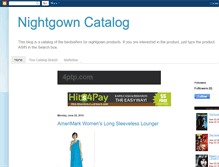 Tablet Screenshot of nightgowncatalog.blogspot.com