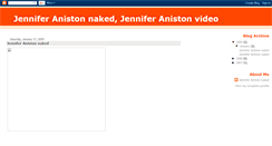 Desktop Screenshot of jennifer-aniston-naked-blog.blogspot.com