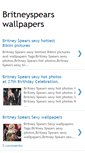 Mobile Screenshot of britneyspearswallpapers.blogspot.com