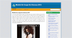 Desktop Screenshot of modeledecoupedecheveux.blogspot.com