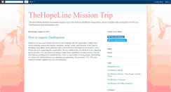 Desktop Screenshot of hopelinemissiontrip.blogspot.com