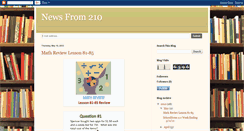 Desktop Screenshot of newsof210.blogspot.com