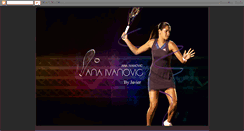 Desktop Screenshot of anaivanovicporjmunoz.blogspot.com