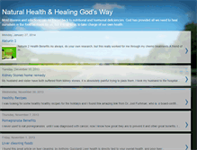 Tablet Screenshot of naturalhealthandhealinggodsway.blogspot.com