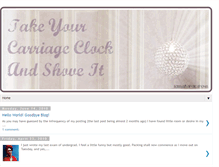 Tablet Screenshot of carriageclockshove.blogspot.com