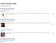 Tablet Screenshot of lintas-dunia-maya.blogspot.com