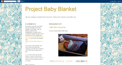 Desktop Screenshot of projectbabyblanket.blogspot.com