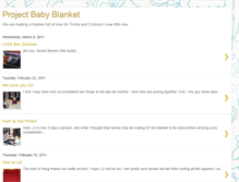 Tablet Screenshot of projectbabyblanket.blogspot.com