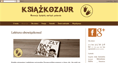 Desktop Screenshot of ksiazkozaur.blogspot.com