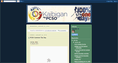 Desktop Screenshot of kaibiganngpcso.blogspot.com